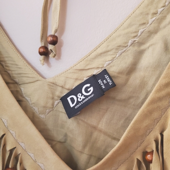 D&G - Dolce and Gabbana - beaded fringe top - Picture 4 of 6